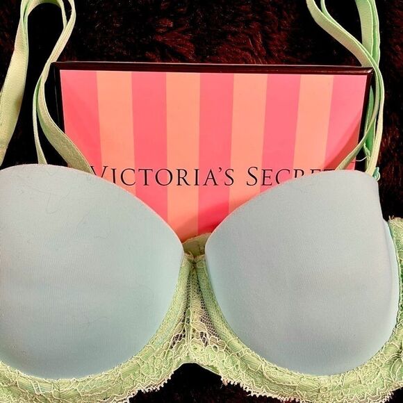 LIGHT BLUE & SEAFOAM GREEN PUSH-UP by PINK 32A - Picture 1 of 4